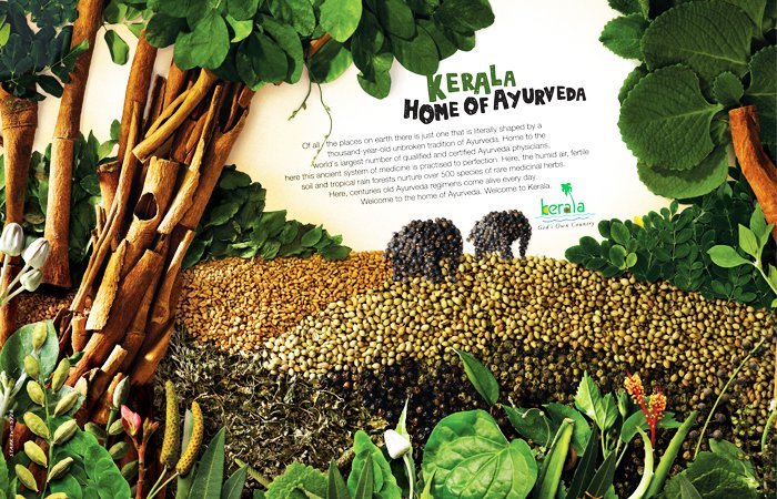 Kerala Tourism Press Ad Campaign 2012 - Ayurveda