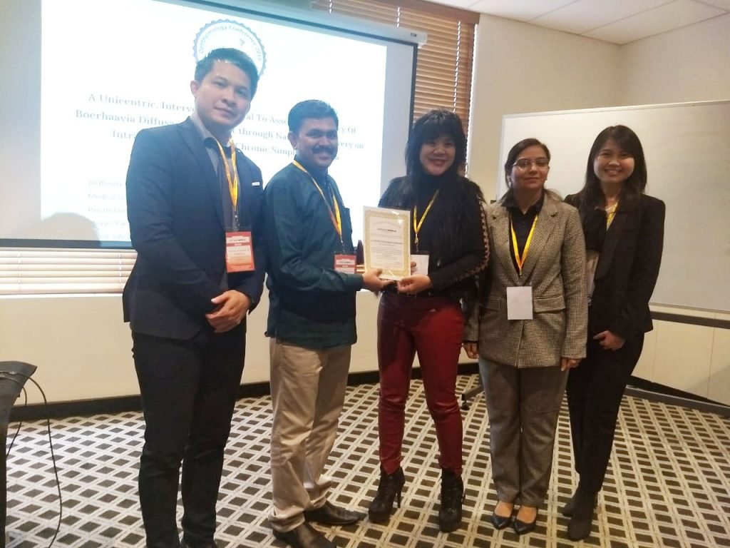 Dr Itoozhi Unnikrishnan Namboothiri's research paper on "Ayurvedic Approach to Glaucoma" at the  18th Asia Pacific Ophthalmologists Annual Meeting